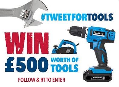 SilverlineTools's tweet photo. We are so close!!!! Somebody has to win! RT &amp; Follow for a chance to wine £500 worth of tools!! https://t.co/8DiAdwqC8J