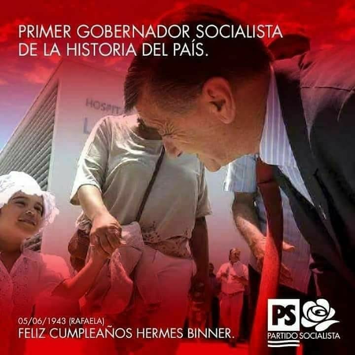 ¡Feliz cumpleaños Hermes Binner! Primer Gobernador socialista de la Argentina.