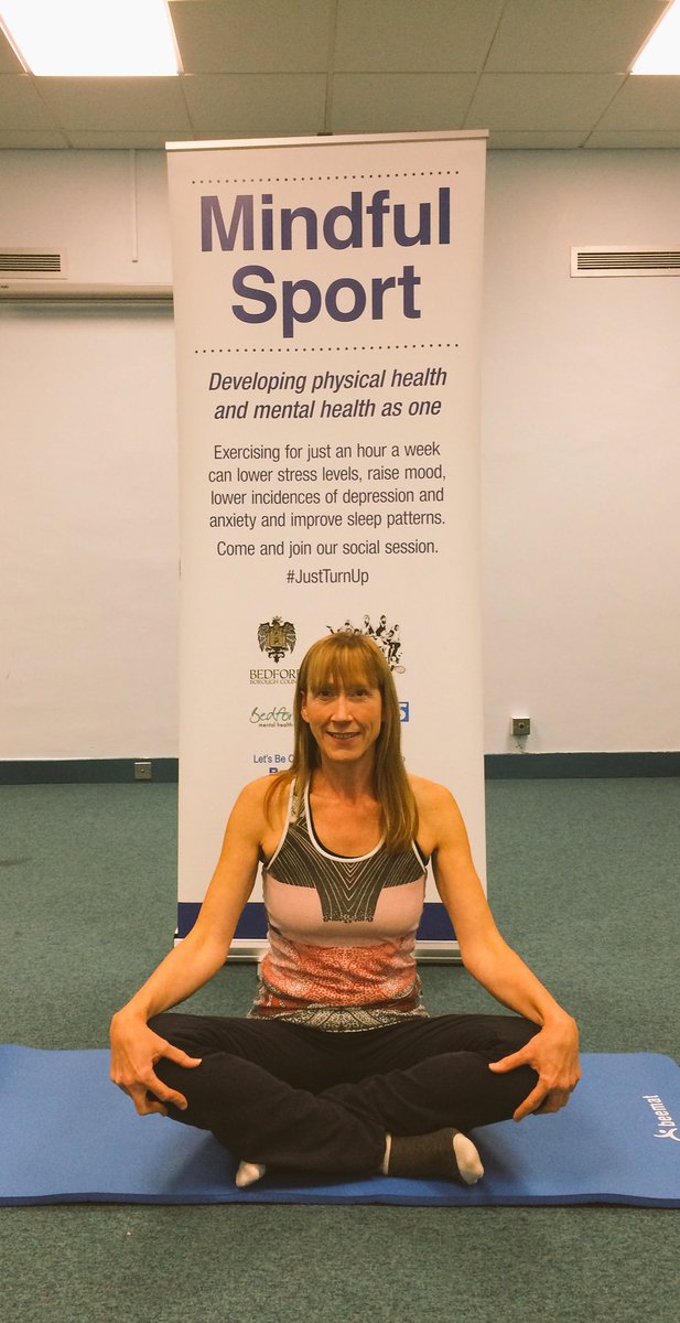 robianlindsay's tweet photo. Great to have 6 young people again today for #YoungMindsYoga for mindfulness @bunyanfit. Positive conversations in the cafe with our CAMHS team. Delivered by @boroughsports. https://t.co/x54fWLGUXy