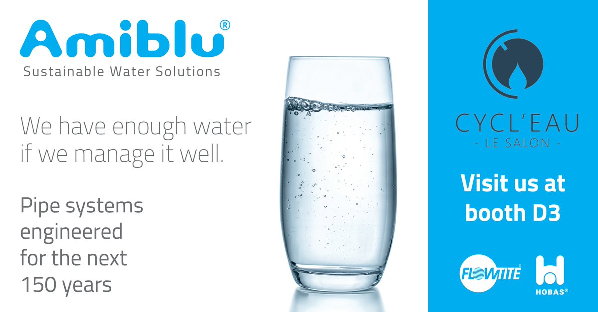 Amiblupipes's tweet photo. On June 6 &amp; 7, #Vichy is THE place to be for all #water experts! @CycleauLeSalon is taking place at the Palais du Lac, featuring two exciting days of exchange between stakeholders. Stop by at our booth and discuss with us the future of water management! #GRP https://t.co/90PPRDc4qp