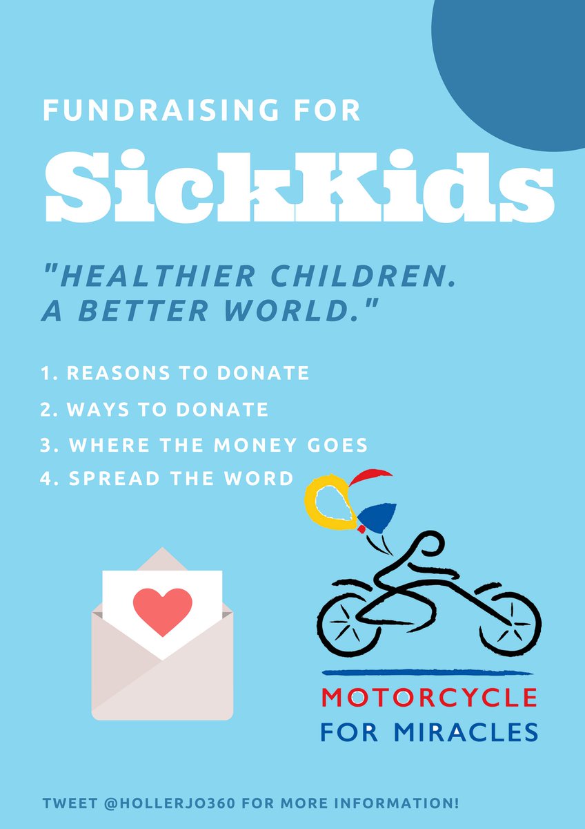 hollerjo360's tweet photo. Here's the first page of my #hhgcci media piece! I studied several different reasons to donate to/ fundraise for @sickkids and will post the other 4 parts in a separate tweet... https://t.co/Rjt0fkHt86