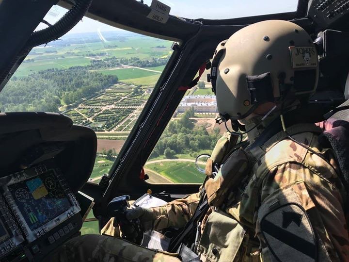 1stCavalryDiv's tweet photo. #AirCav Troopers from 3-227 AVN REG conducted continuation training flights recently for new pilots-in-command in Latvia. #FirstTeam #LiveTheLegend #AtlanticResolve https://t.co/onlpx8NabX