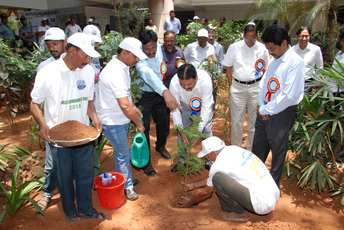 World Environment Day Celebrations at TSPCB on 5th June 2018