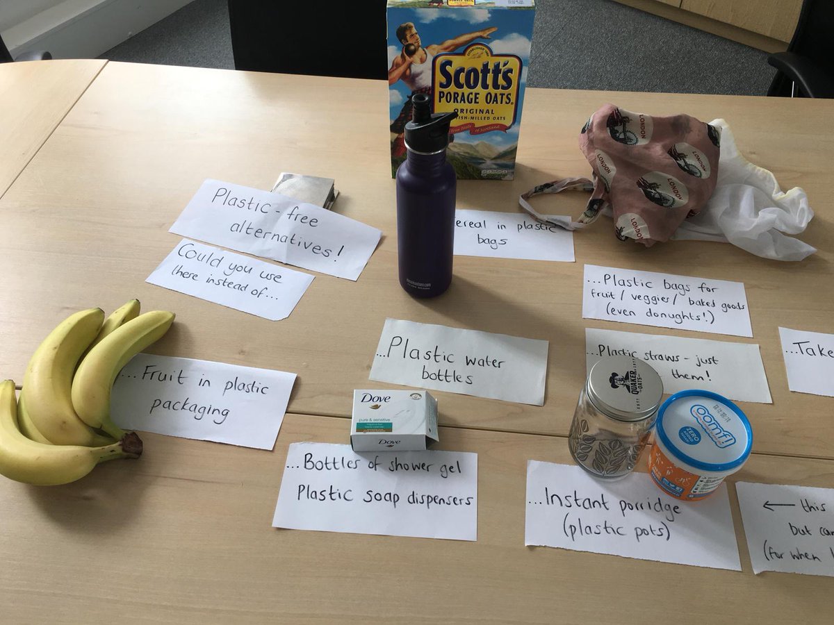 fairhurstyellow's tweet photo. Thank you Sophie for sharing one of the many ways to reduce plastic waste! Check out what plastic alternatives she uses on a daily basis. What are you going to give up for #WorldEnvironmentDay #plasticfree https://t.co/g3opwOC3O9