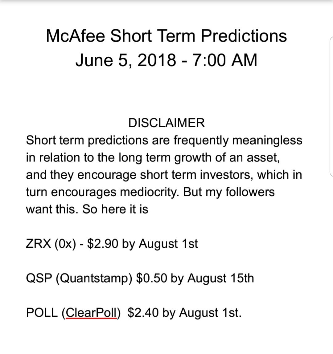 John McAfee tweet media