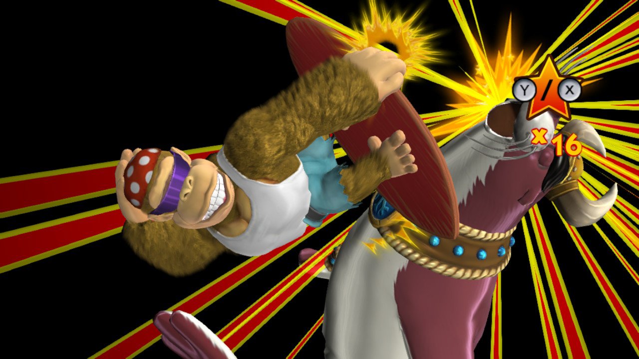 Funky Kong Kicking Butt