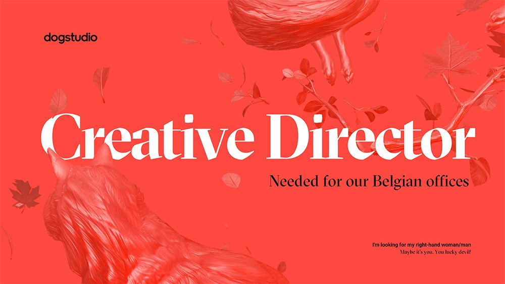Upskydown's tweet photo. 🐺 BREAKING 🐺
I'm looking a full-time in-house Interactive Creative Director to join our Belgian offices 🇧🇪, and become my new right-hand man/woman . Too much Good Shit to make and not enough time without help!

https://t.co/OfCTNVTqYA https://t.co/uYBy241UlO