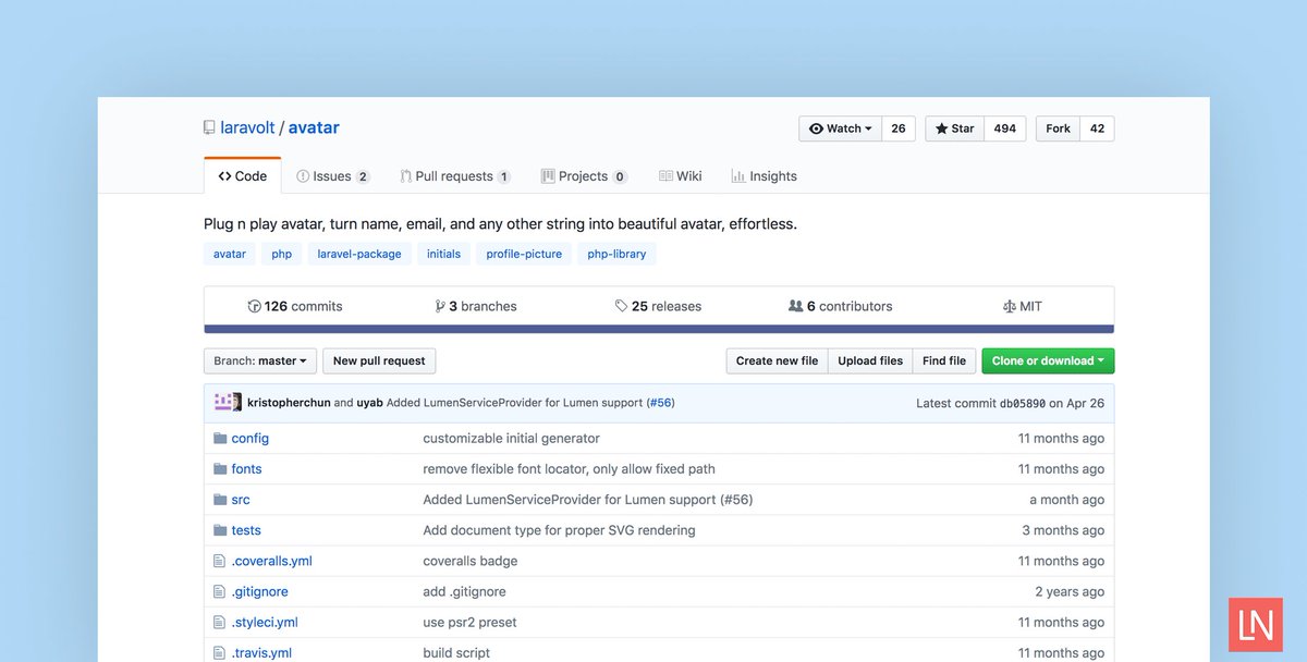 laravelnews's tweet photo. Plug and Play Avatars in Laravel with Laravolt https://t.co/SM3dPb8clL by @paulredmond https://t.co/siFkErzje8