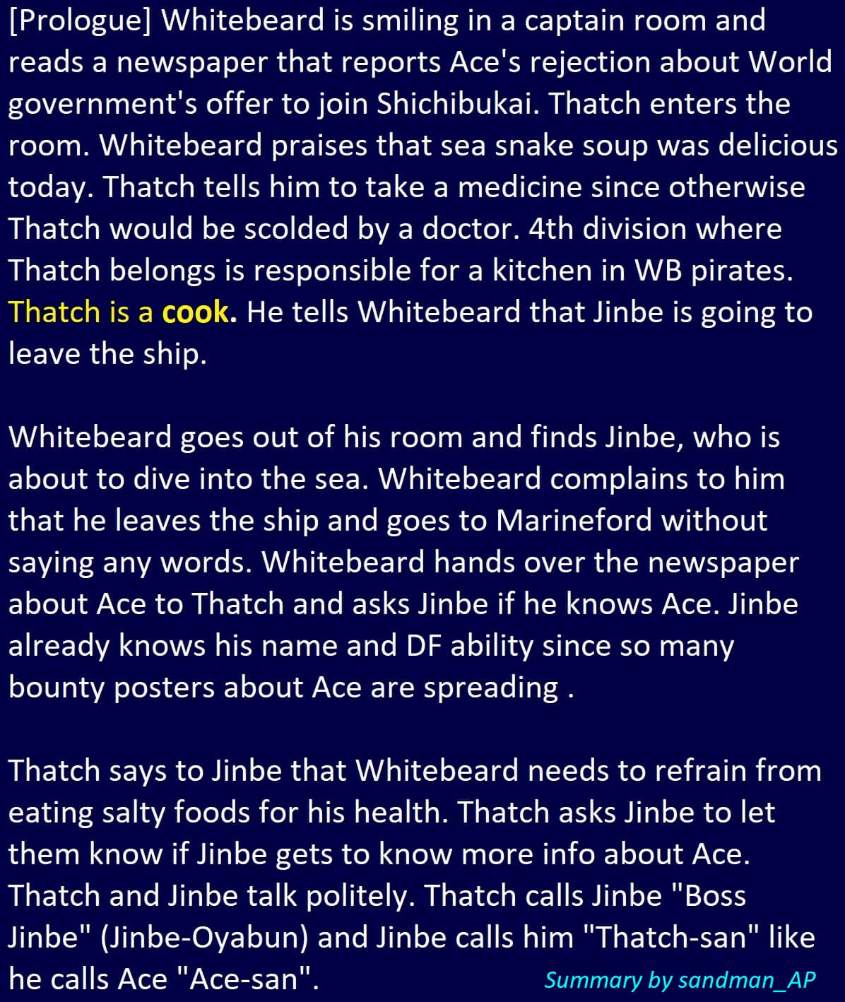 Sandman One Piece Novel Ace Volume 2 Was Released Yesterday The Novel Is Divided Into 7 Parts Prologue And Chapter 1 6 Here Are My Summaries For Prologue And Chapter 1