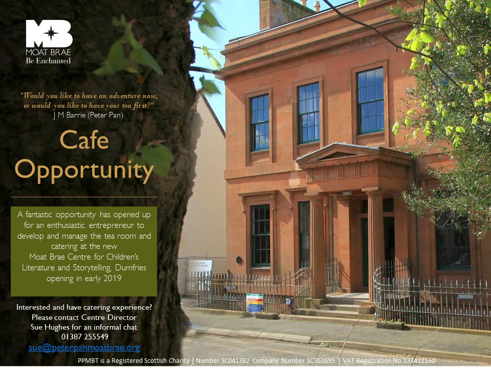 Moat Brae on Twitter "CAFE OPPORTUNITY A fantastic opportunity for an
