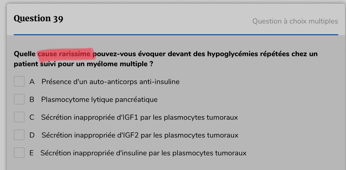 JimHeur's tweet photo. Mais les gars, je veux « juste » être un bon médecin, pas le référent myélome de france. 🤯😒 #ecn2018 https://t.co/RTxg8XvJ9g