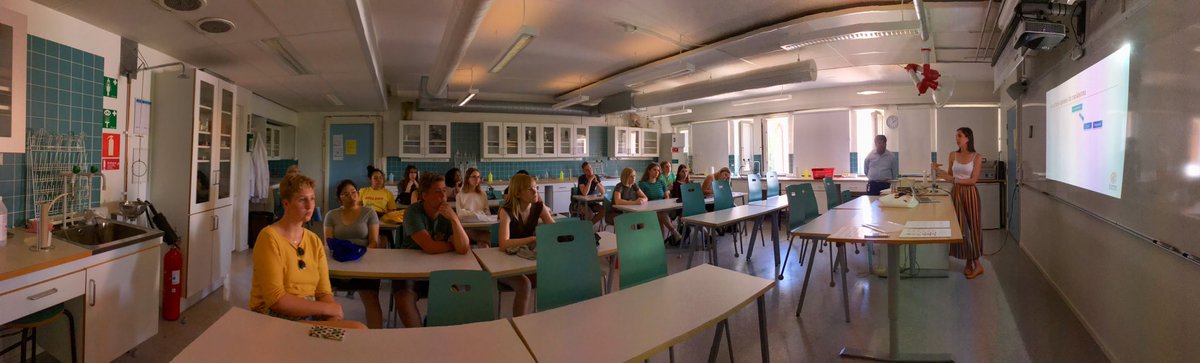 adri_sanna's tweet photo. Me, @Shamik_MELGEN and @ritacabrita8 had a great time today @spyken high school in getting teenagers know more about #Melanoma and our Phd projects from @jonsson_lab 
#outreach #Science #Students #PhDlife #inspire #youth https://t.co/WrysxNktT6