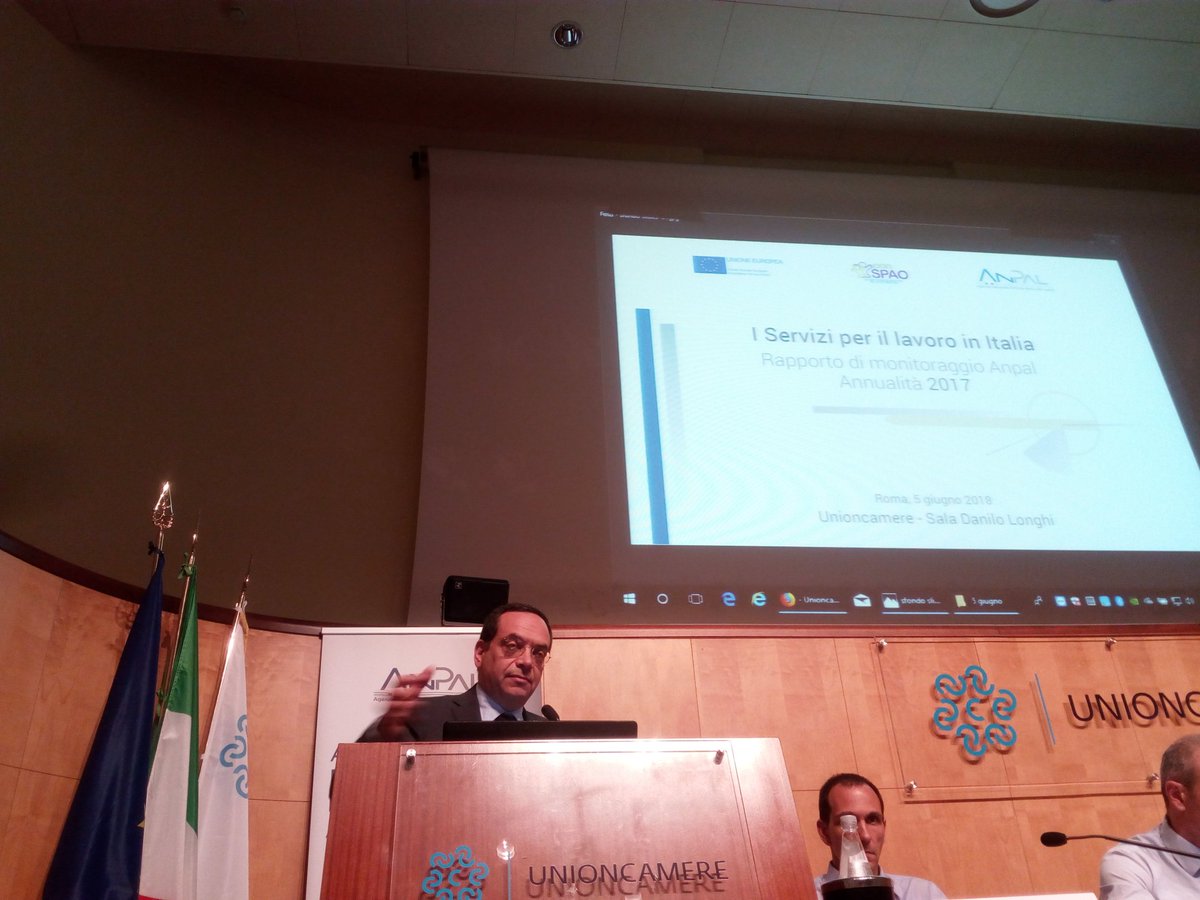 unioncamere's tweet photo. I servizi per il #lavoro in Italia: per il segr.gen. @GiuTripoli "il sistema informativo #Excelsior, che abbiamo rinnovato di recente, consente di avere informazioni precise su come si muove il mercato del #lavoro per facilitare l'incontro della domanda e dell'offerta" https://t.co/RK8l97ISZR