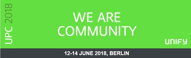 Just one week left until our Unify Partner Conference starts in Berlin. Follow us on social media for live news from the event. #upc18berlin #partners