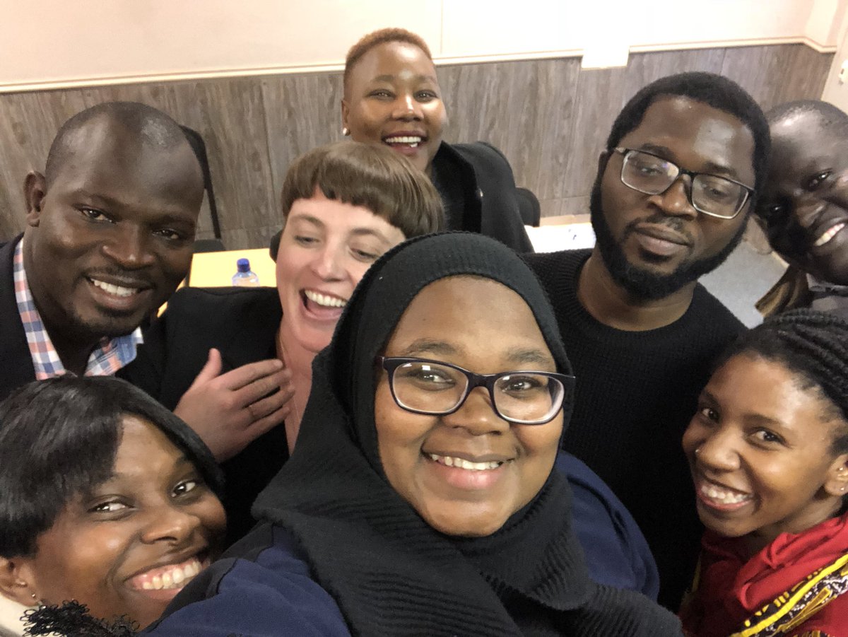 musubakoto's tweet photo. Right after my presentation! Students enjoying a 10min break before the next session starts. @CHR_HumanRights LLM/Mphil on SRHR @UPTuks https://t.co/Xy7CCs9PZI