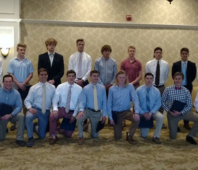 DEastBoysLax's tweet image. @Zach__Lee24 (@CuseMLAX) &amp;amp; @_jackmulcahy (@DrexelMLax) at the EPLCA All-State ceremony. Congrats, fellas! #CoachPat #ELE #COMMIT