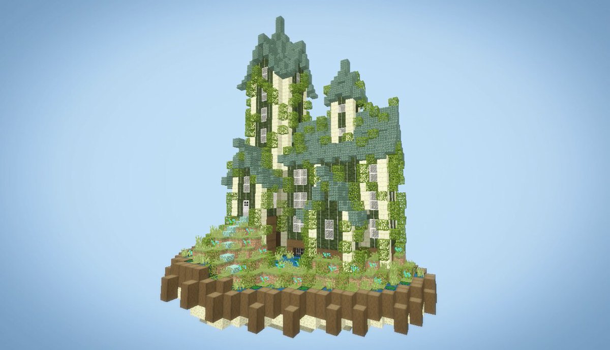 Suiren211 古風な城 エンドストーンレンガ 暗海晶 こんぶ の組み合わせで作りました 乾燥昆布が意外にも使い勝手がよい と思うのは自分だけだろうか Minecraft Minecraftpe Minecraft建築 T Co Xrw1fjuvgn