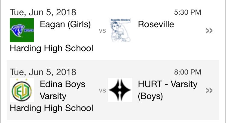 Best of luck to @WUFDAultimate, Roseville Riveters, <a href="/EHSBoysUltV/">Edina High School Boys Ultimate</a>, and <a href="/hopkinsultimate/">Hopkins Ultimate</a> as they compete this evening in State Finals! The fun begins at 5:30pm at Harding High School (Free Admission): goo.gl/maps/svRe5mpFG…
