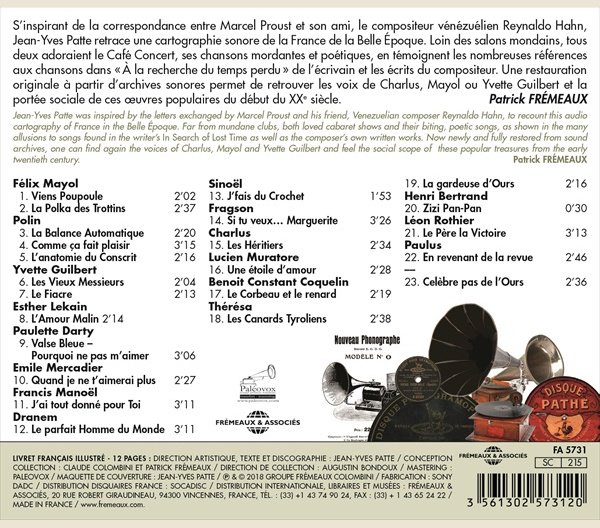 Parution de "Marcel #Proust et Reynaldo Hahn au café-concert", chez <a href="/Fremeaux_As/">Frémeaux & Associés</a> fremeaux.com/index.php?page…