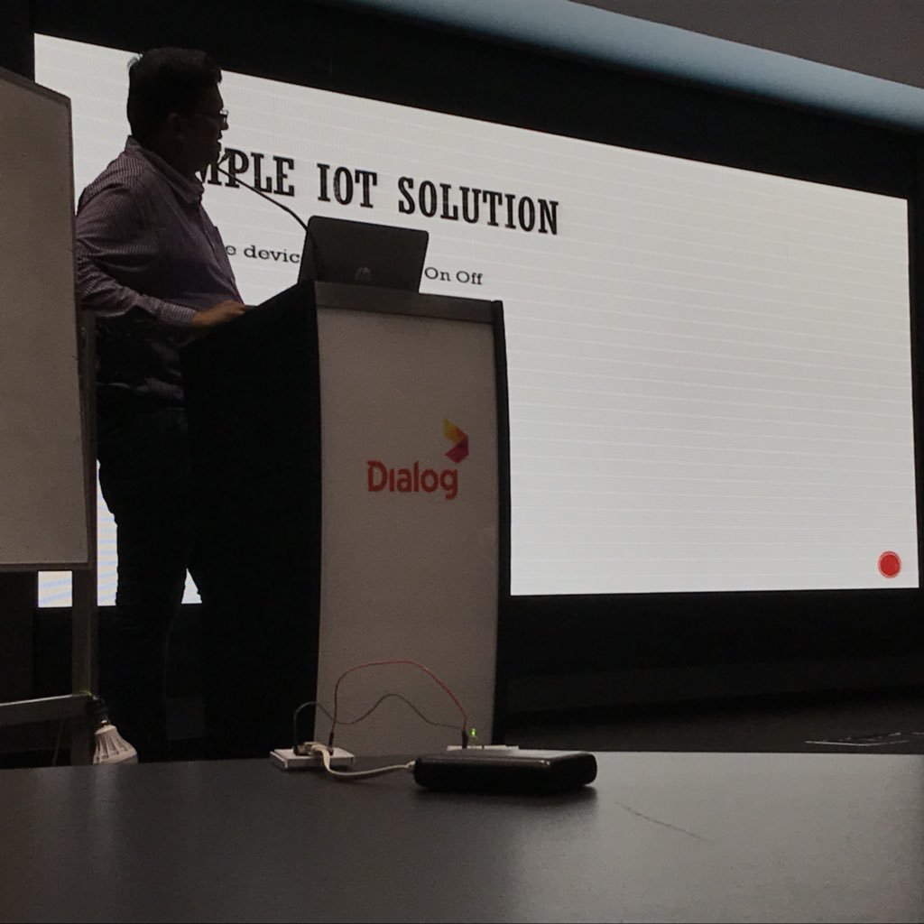 qualityholics's tweet photo. Gear up your IOT knowledge, session  conducted by Jagath Makumbura! @SLASSCOM #QA # IOT #lka https://t.co/Y7PSRqaK4z