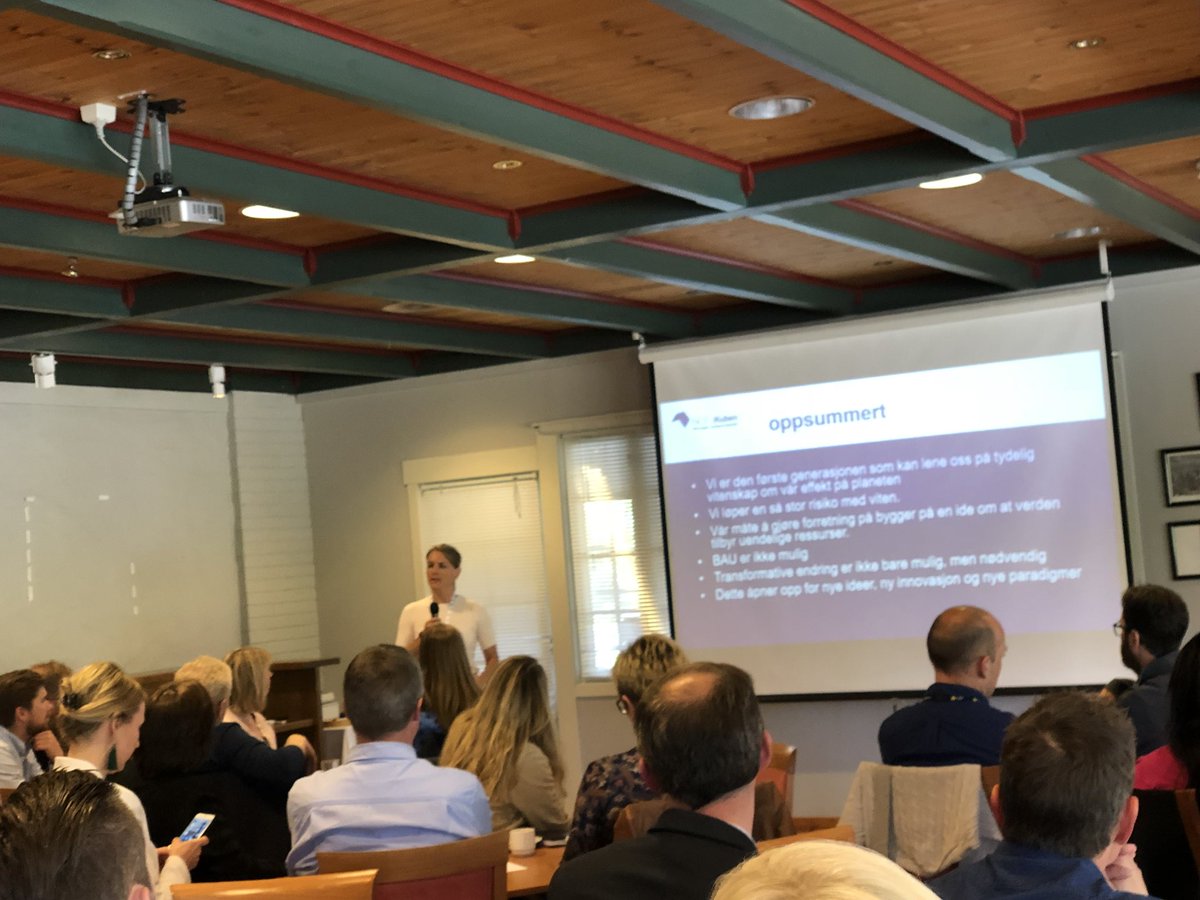 Bærekraft på agendaen <a href="/Karenlandmark/">Karen Landmark</a> innleder på iKubens bærekraftseminar