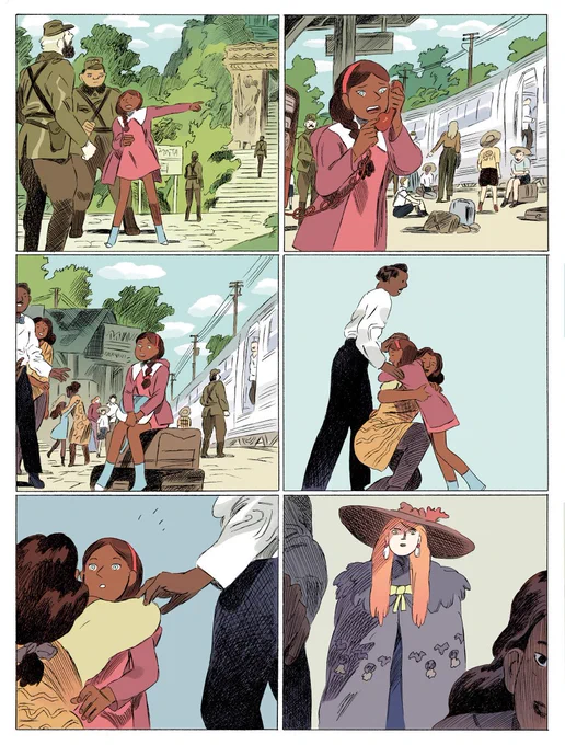 More pages from Persephone !また「ペルセポネ」って描いた漫画のページだ。最近英語で出版されたから(その絵にはフランス語版ですのに)。 