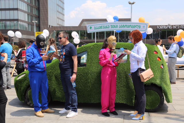 JanosHermanEU's tweet photo. On #WorldEnvironmentDay I encourage all of us to take action for protecting our #environment. One step is to make our cars greener with @RoadSafetyNGOS. 
Find out more about the #EU's and #Georgia's cooperation on environment: https://t.co/YPNRw4KbDK #EU4Georgia https://t.co/pZtWtCoTcD