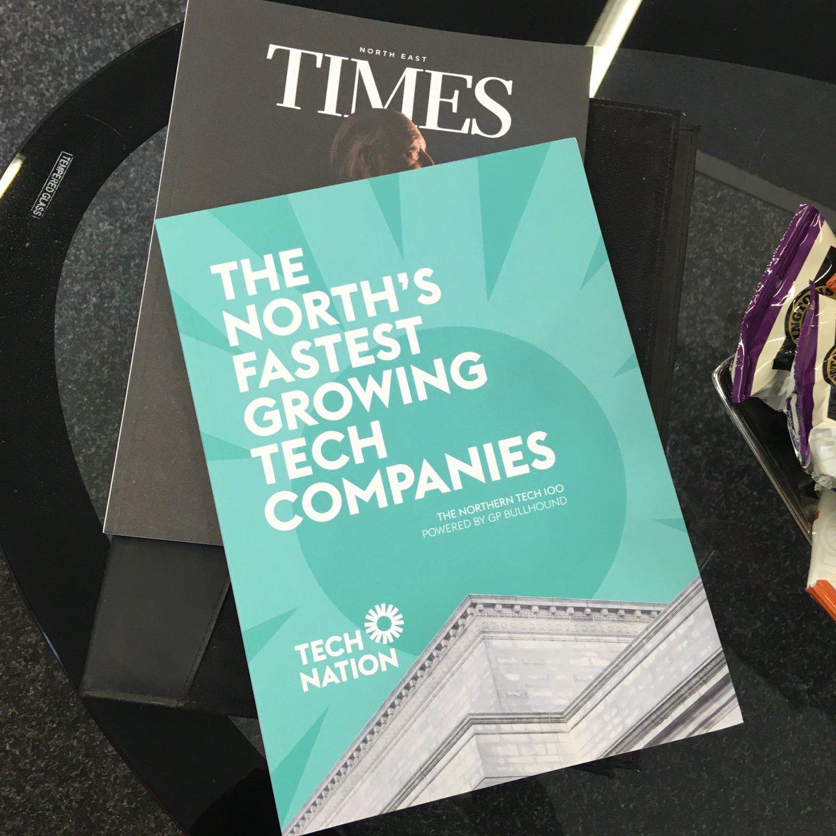 aspirets's tweet image. Received the @TechNation #NorthernTech100 mag we feature at number 58 in this morning, in good company with our copy of @NETimesmagazine #ThisIsMINE (Made In North East)