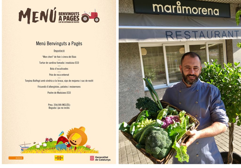 Aquest cap de setmana, véns a pagès? 
El dissabte 9 i diumenge 10 de juny, ens sumem a #Benvingutsapages18 i ho fem amb un menú, com sempre, arrelat a la terra. Reserva la teva taula! 
#cuinadeproximitat
<a href="/BenvingutsPages/">Benvinguts a Pagès</a>