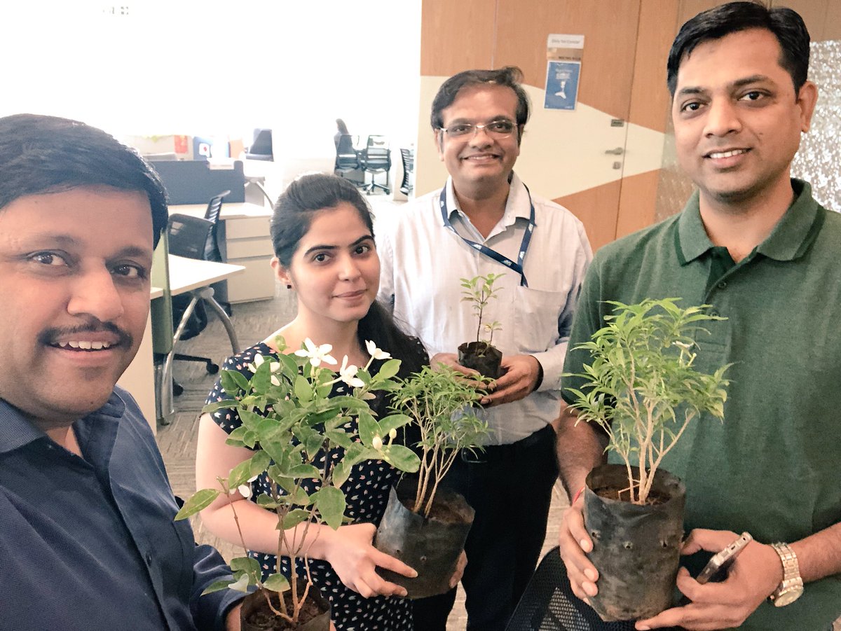 anil_marali's tweet photo. Pledged to plant a tree and make the world a greener place✨ Celebrated #WorldEnvironmentDay⁠ ⁠with our team at @SAPIndia #Mumbai office 
@miteshrgandhi @Nikita_g026 @rrosh7 @pallavisrs @SAPBusinessOne @SAP 
#SAP #SAPBusinessOne @LifeatSAP #GoGreen #LifeAtSAP #SAP4Good https://t.co/9OYn22EjjO