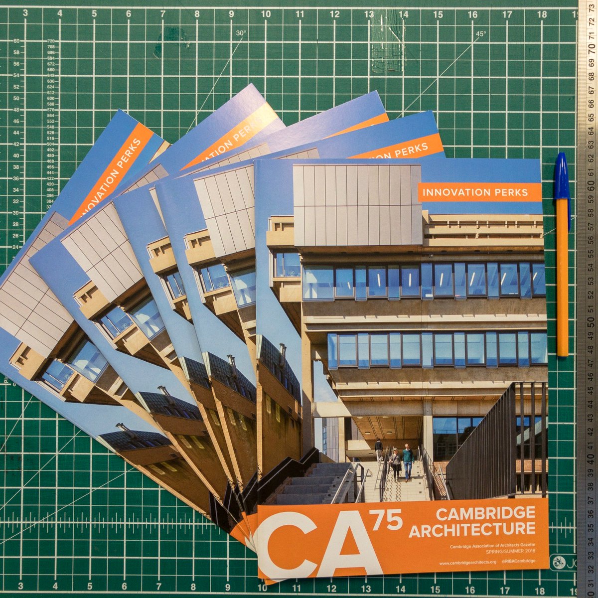 cpl_one_'s tweet photo. Delighted to have created our first magazine for the Cambridgeshire Association of Architects #CA75 @CamArchGazette β @verysmallshoes @tfoggin @NatalieMatanda @RIBA_CAA_Chair https://t.co/47rEglzkXx