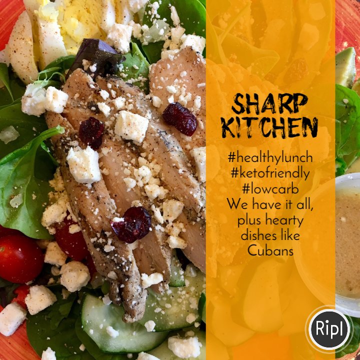 sharpkitchen1's tweet image. Come enjoy a healthy &amp;amp; Hearty lunch or early dinner! Cheers! via ripl.com