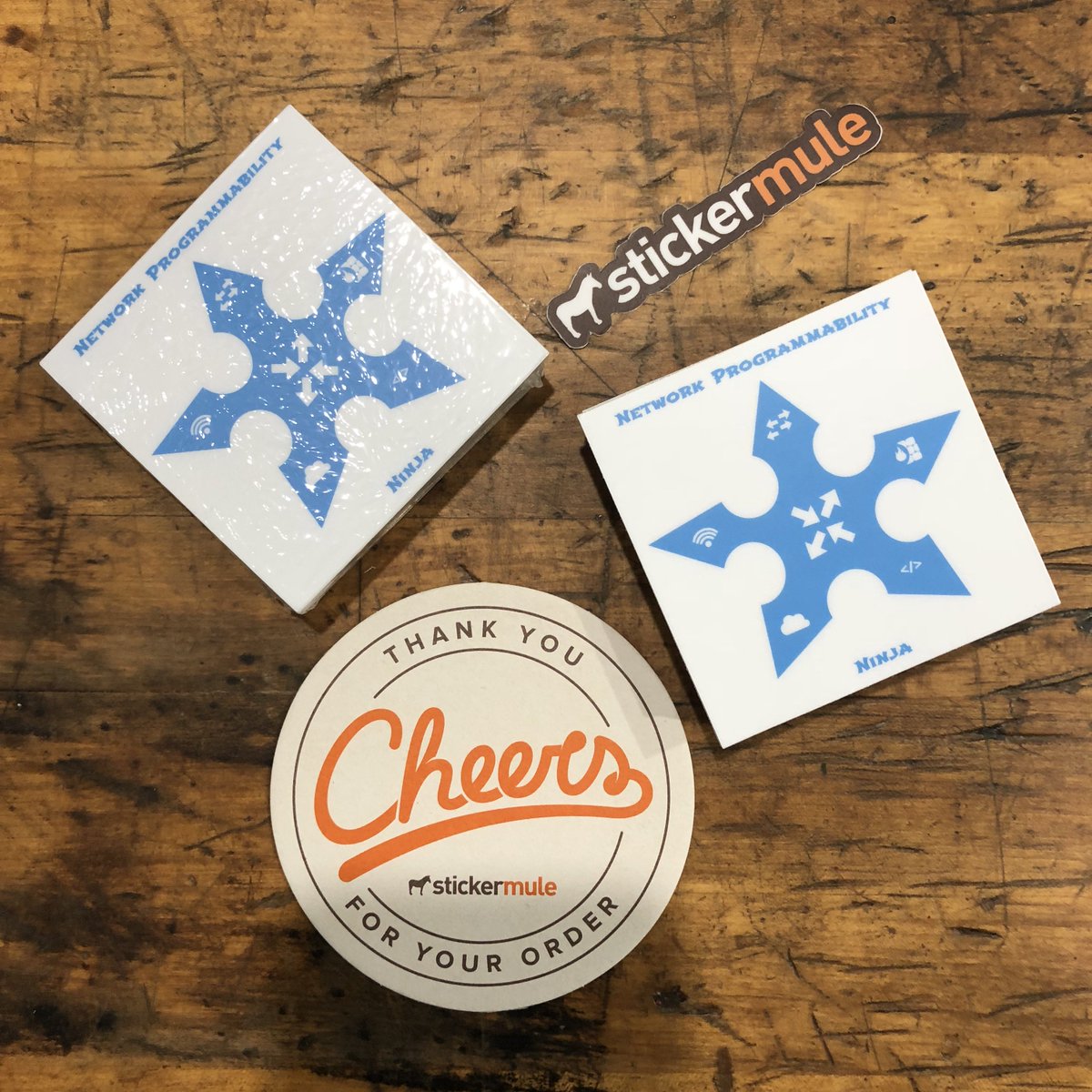 Excited about my companion <a href="/stickermule/">Sticker Mule</a> stickers for my <a href="/CiscoLive/">CiscoLive</a> <a href="/CiscoDevNet/">Cisco DevNet</a> session LTRDEV-1100 So you want to be a Network Programmability Ninja, now what? #CLUS #CiscoSE