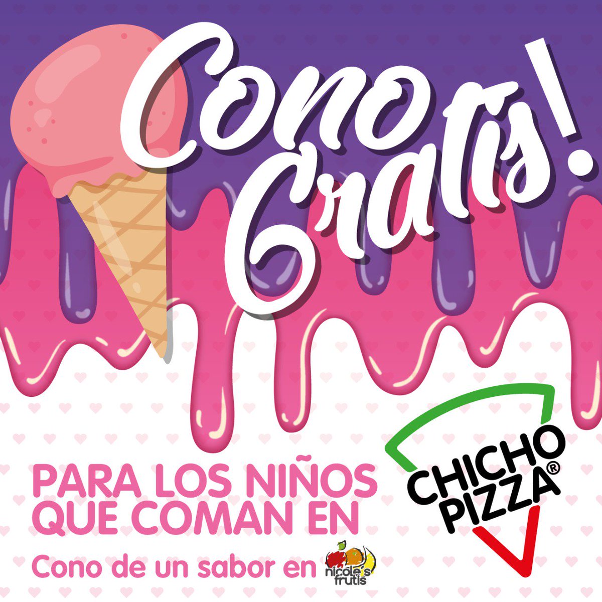 Para los chiquitines de la casa! Vengan a degustar una de nuestras pizzas al leño y reclama tu cono gratis que podrás canjear en #nicolesfrutis ubicados en <a href="/islaperico/">ISLA PERICO</a> #pidetupizzafavorita #pizzaalleño #petsfriendly #panama #pizzalover promoción válida hasta el 10 de junio 2018