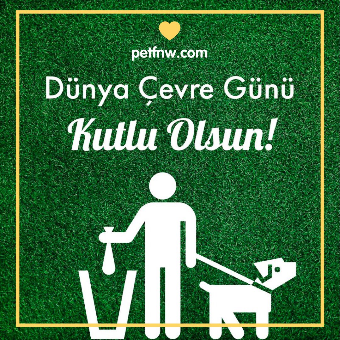 ♻️ Yarının doğası bugünden yaratılır.🌲 Biz doğayı korudukça doğa da bizi korur.🐶 5 Haziran #DünyaÇevreGünü kutlu olsun! #petfnw