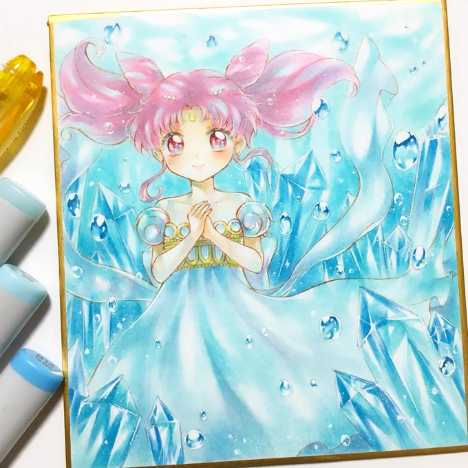 お気に入りだよー?✨
#コピック
#セーラームーン 
#セラムンイラスト部 