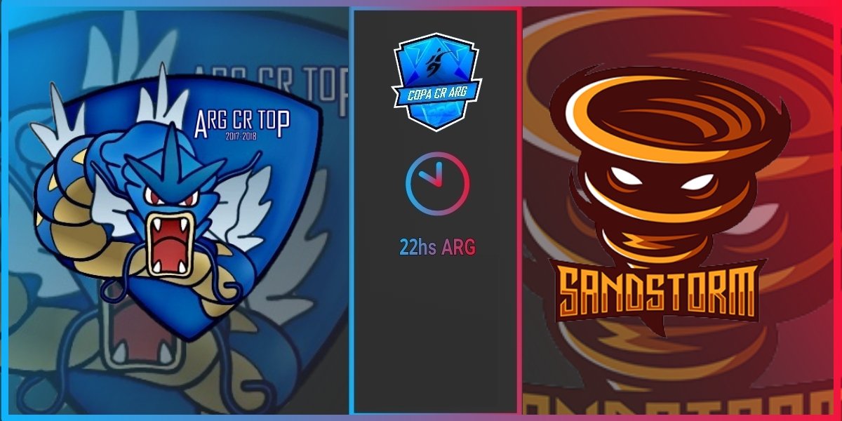 HOY 
PARTIDO 2 // FECHA 2
<a href="/ArgCrTop/">ARG CR TOP</a>  vs <a href="/SandstormARG_/">Sandstorm ARG</a> 
22hs