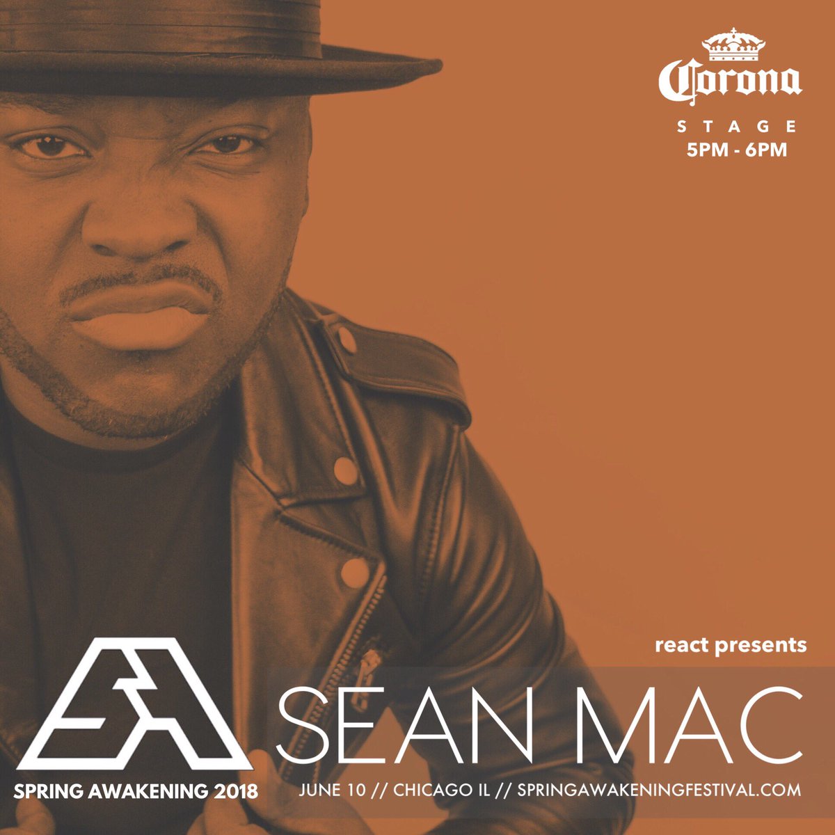 TheKidSeanMac's tweet photo. SPRING AWAKENING: π£ Excited and honored to be added to perform #springawakefest in chicago! Holy sh*t... catch me at the @corona stage! https://t.co/opzzI7fWmV