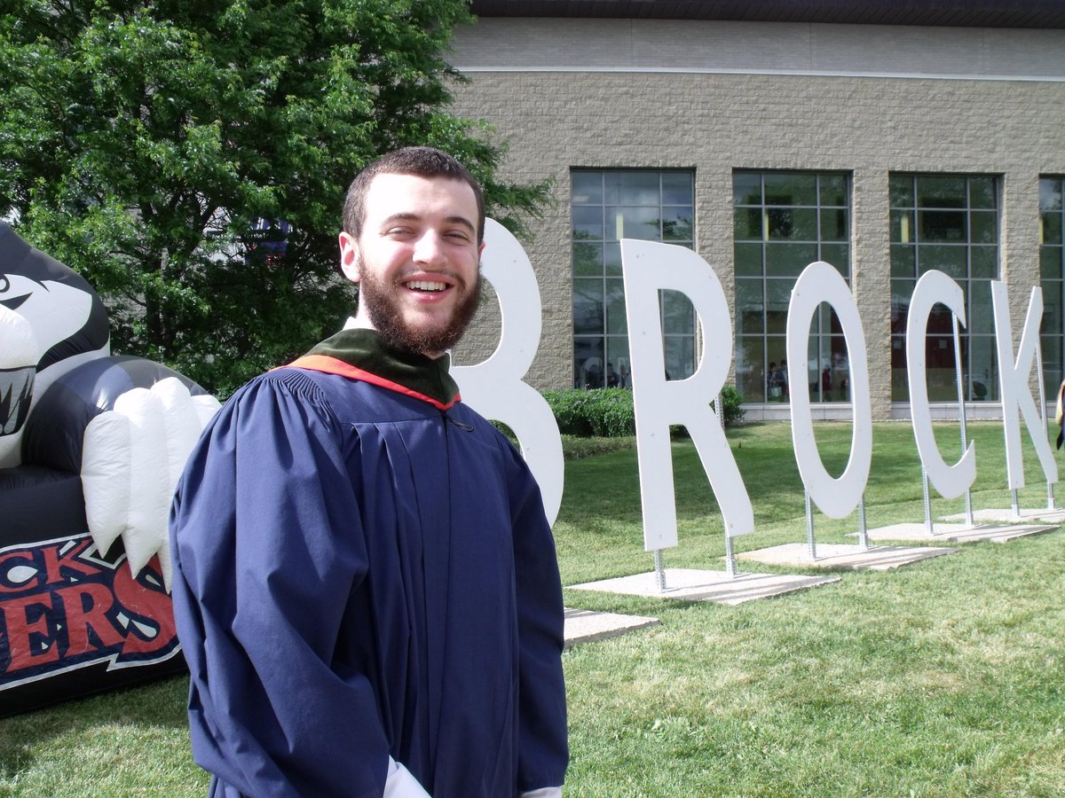 SassySaslove's tweet photo. I did the big kid thing yesterday and walked across the stage as a university graduate, but don't worry I screamed "WOOOOOOO" to startle everyone and remind them to be a kid. Cheers @BrockUniversity it's been a hell of a ride #BrockU #brockuniversity #BrockGrad https://t.co/LMqjsifRFS
