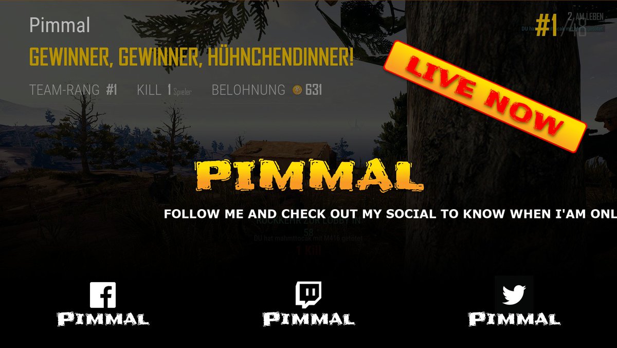 Kurzer #PUBG Leaderboardgrind auf Twitch.tv/Pimmal