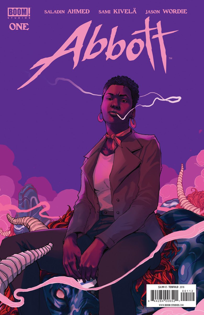 Looking for a supernatural crime drama starring a Black Woman? How about it being set in Detroit during the early 1970s? Here ya go from  @saladinahmed, a thrill ride with Elena Abbott, aka "...The Light. Born to keep the world from being swallowed by darkness..." WHOA!