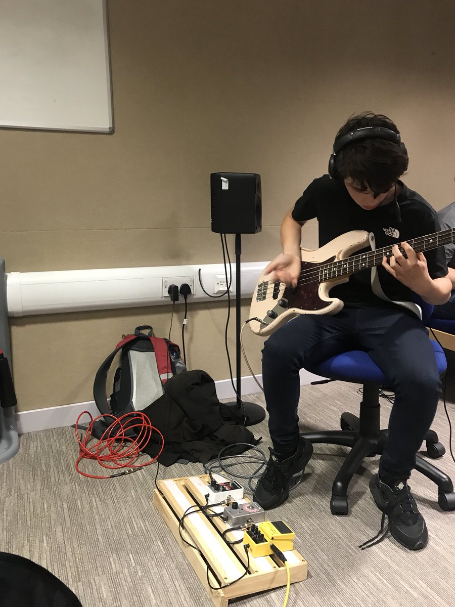APAEngage's tweet photo. Project Band participants recording at @NESCollege with some of their students tonight. #music #soundengineering #youthmusic https://t.co/UIl2OJmz1G