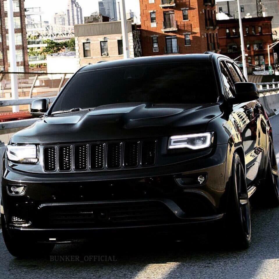 Blacked out Jeep SRT