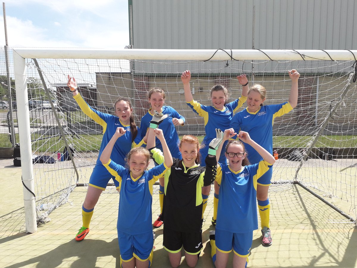 birkdaleprimary's tweet photo. Silver medallists. Fantastic football from our girls at the tournament this afternoon. #GoBPS #teamwork #superstars #rolemodels #newkitlookinggood #GreenbankHS https://t.co/MskZwxrZaL