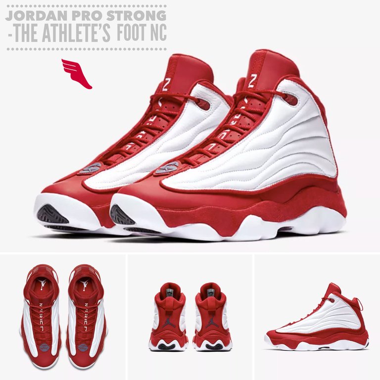 jordan pro strong on feet