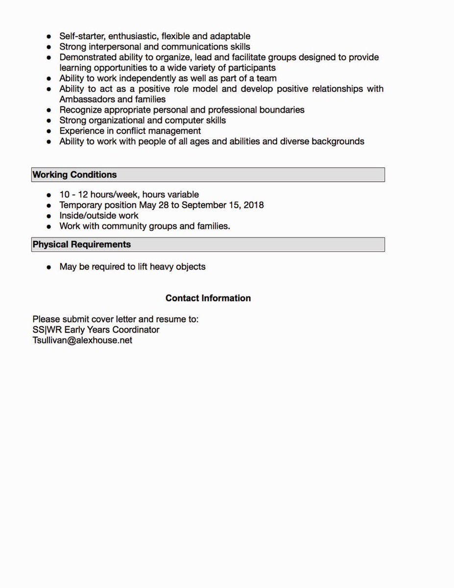 EYCC_Coord's tweet photo. *Employment opportunity* Seeking enthusiastic student 2 help launch our #Playbox! If you enjoy the outdoors, working with children &amp; families and connecting w/community groups? Pls see job description below. @live5210 @AlexHouseBC https://t.co/M3oV8NuOje