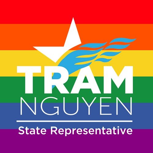 TeamTram's tweet photo. Celebrating Pride month. I believe strongly in the inherent dignity, self-worth, and respect of every person, regardless of race, class, gender, immigration status, or sexual and gender identity. #TeamTram #mapoli #votetram https://t.co/4ea8hksUMA