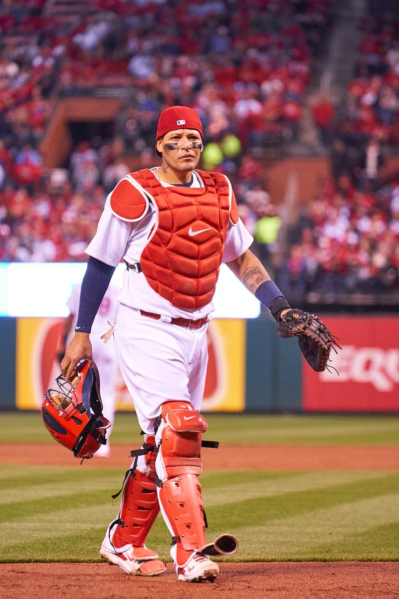 Cardinals's tweet image. The #STLCards have activated All-Stars Carlos Martínez and Yadier Molina from the 10-day disabled list. The Cardinals optioned catcher Carson Kelly to Memphis following Sunday's game and today optioned RHP Mike Mayers to the triple-A club.