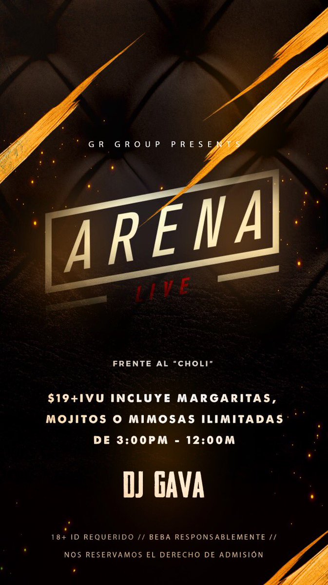 reivay1's tweet photo. 🚨 ¿Quién dice yo para margaritas, mojitos y mimosas ILIMITADAS todos los martes? 🚨

🎟¡$19+ivu solamente!

¿Dónde? En ARENA LIVE 
(Antiguo Downtown frente al Choli)

¡Comienza tu verano como debes y celebra que acabaste tu semestre!

#RecuerdaPsarlaChillin 🕺🏽💃🏽 https://t.co/aWMX9UikyR