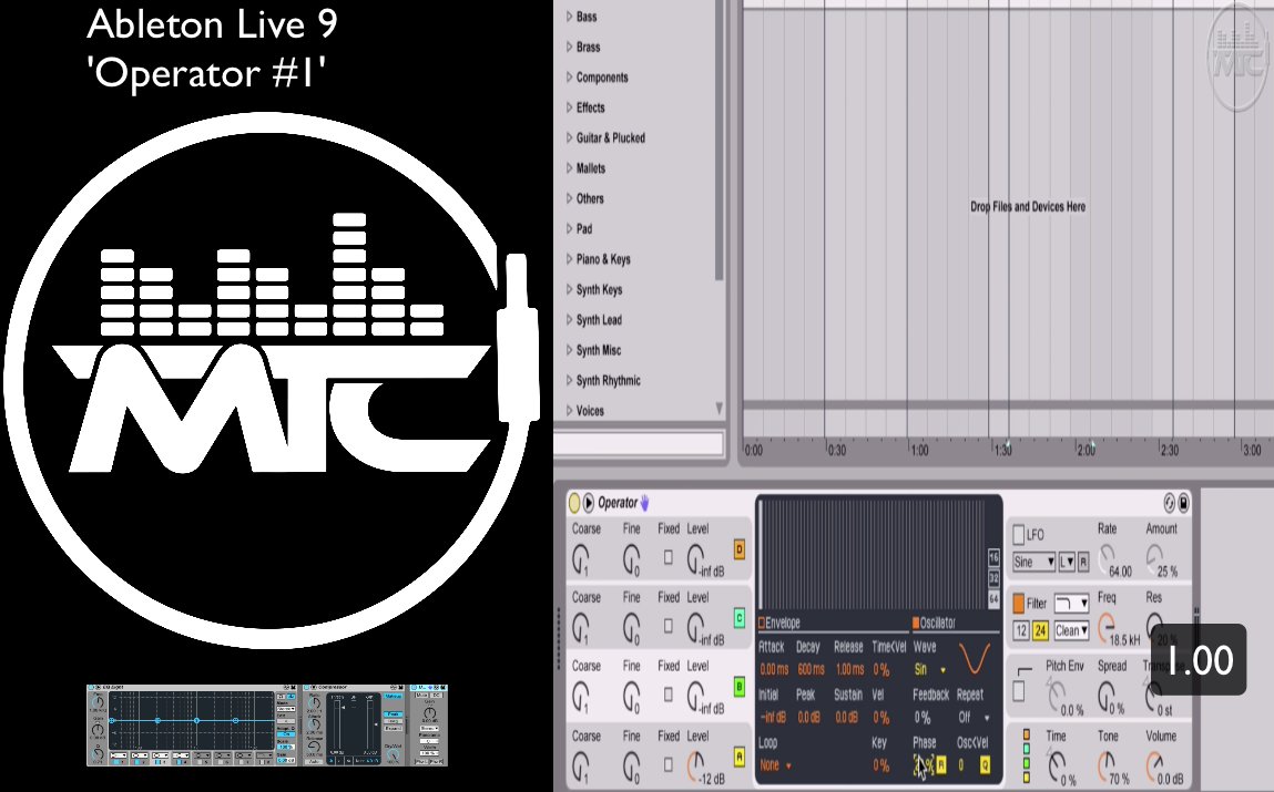 WeAreMTC's tweet image. Hey, RAP here with your Tuesday MTC Tip!
In this video, we take a look at a mini series about Operator Part ‘1’ in under a minute. 
youtube.com/watch?v=MZavKM…
Start your FREE trial now!

…sictechcollectiveonline.thinkific.com musictechcollective.com 

#AbletonOperator #Ableton10And9 #tutorial